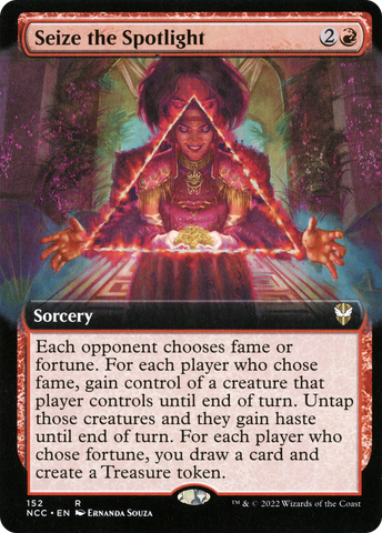 Seize the Spotlight (Extended Art) [Streets of New Capenna Commander]