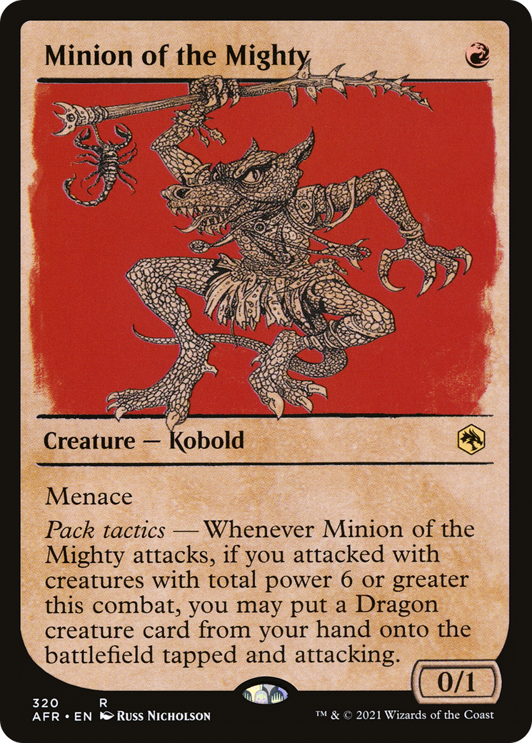 Minion of the Mighty (Showcase) [Dungeons & Dragons: Adventures in the Forgotten Realms]
