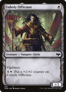 Unholy Officiant (Showcase Fang Frame) [Innistrad: Crimson Vow]