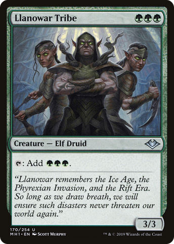Llanowar Tribe [Modern Horizons]