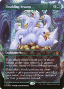 Doubling Season (Anime Borderless) (Confetti Foil) [Wilds of Eldraine: Enchanting Tales]