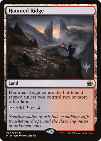 Haunted Ridge (Promo Pack) [Innistrad: Midnight Hunt Promos]