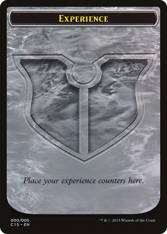Experience // Experience Double-Sided Token [Commander 2015 Tokens]