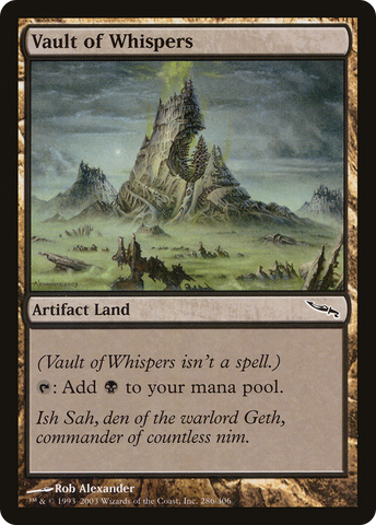 Vault of Whispers [Mirrodin]