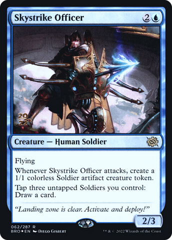 Skystrike Officer [The Brothers' War: Prerelease Promos]