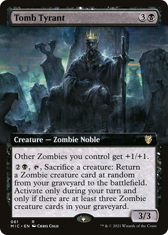 Tomb Tyrant (Extended) [Innistrad: Midnight Hunt Commander]