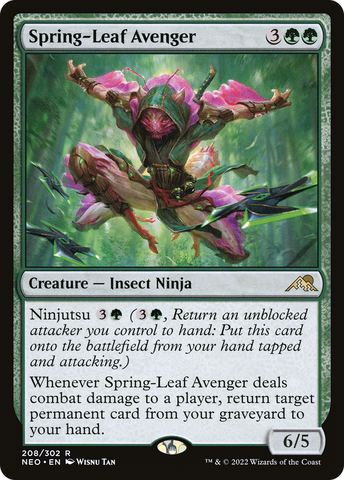 Spring-Leaf Avenger [Kamigawa: Neon Dynasty]