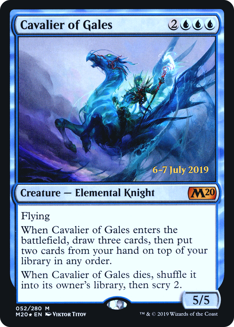 Cavalier of Gales  [Core Set 2020 Prerelease Promos]