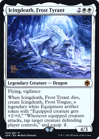 Icingdeath, Frost Tyrant [Dungeons & Dragons: Adventures in the Forgotten Realms Prerelease Promos]