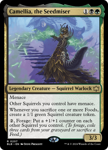 Camellia, the Seedmiser (Promo Pack) [Bloomburrow Promos]