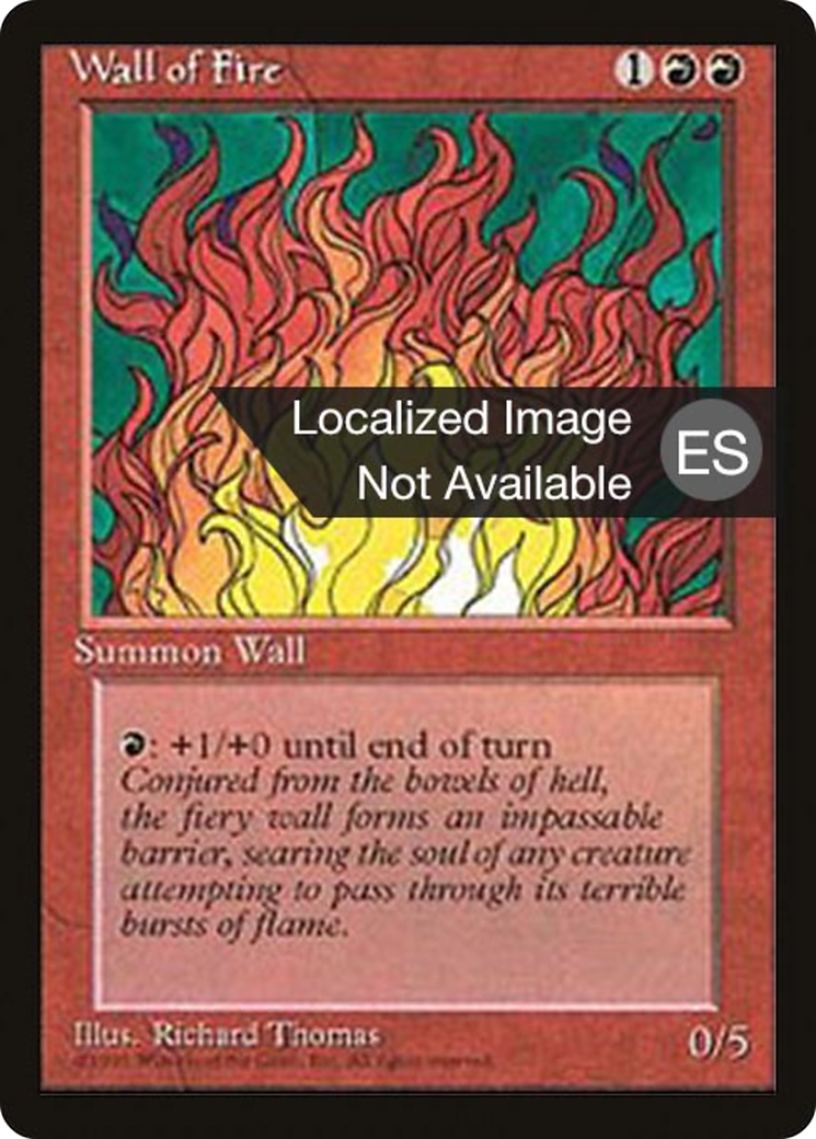 Wall of Fire [Fourth Edition Foreign Black Border]