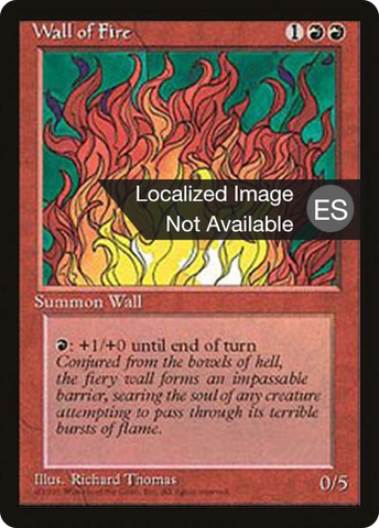 Wall of Fire [Fourth Edition Foreign Black Border]