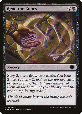 Read the Bones [Commander 2014]