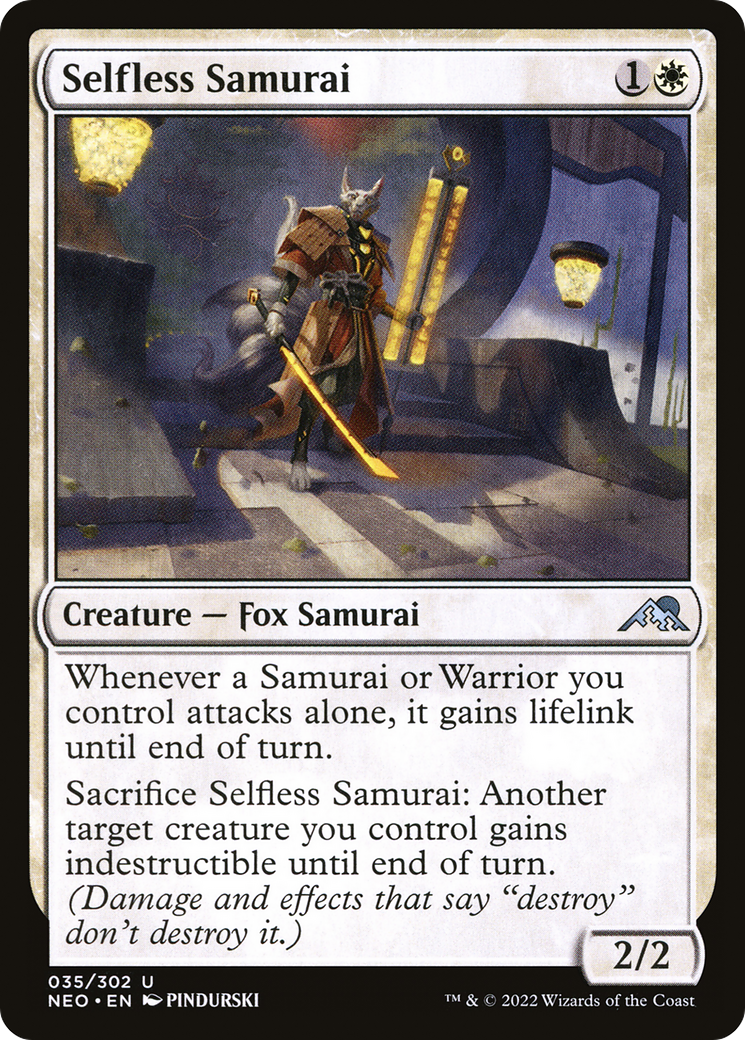 Selfless Samurai [Kamigawa: Neon Dynasty]