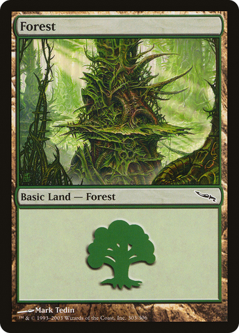 Forest (303) [Mirrodin]