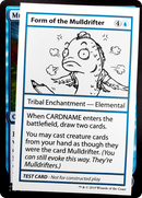 Form of the Mulldrifter (2021 Edition) [Mystery Booster Playtest Cards]