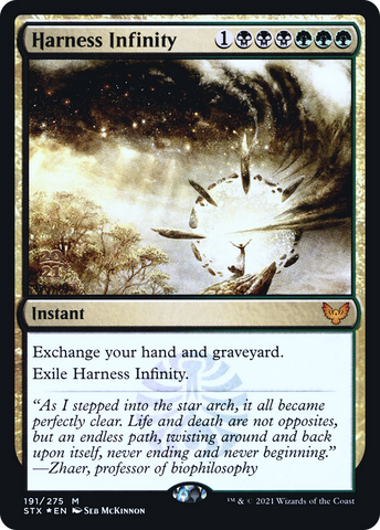 Harness Infinity [Strixhaven: School of Mages Prerelease Promos]