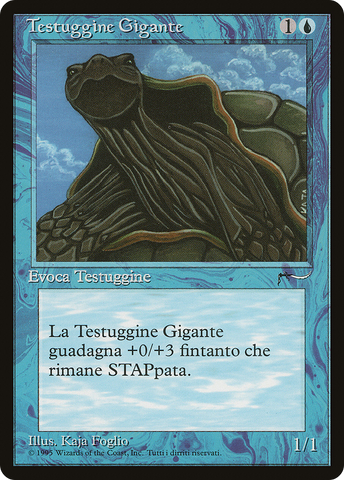 Giant Tortoise (Italian) - "Testuggine Gigante" [Rinascimento]