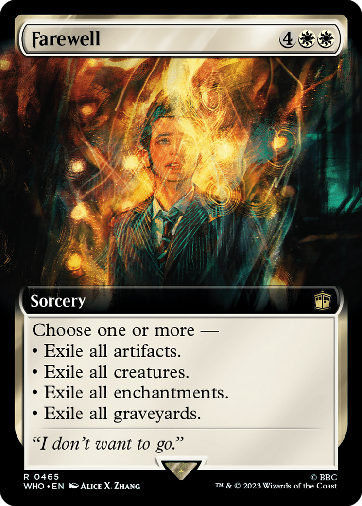 Farewell (Extended Art) [Doctor Who]