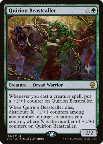 Quirion Beastcaller (Promo Pack) [Dominaria United Promos]