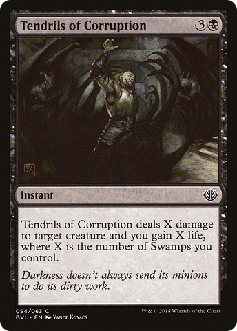Tendrils of Corruption (Garruk vs. Liliana) [Duel Decks Anthology]
