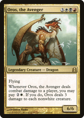 Oros, the Avenger [Commander 2011]