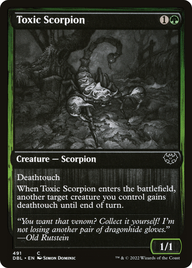 Toxic Scorpion [Innistrad: Double Feature]