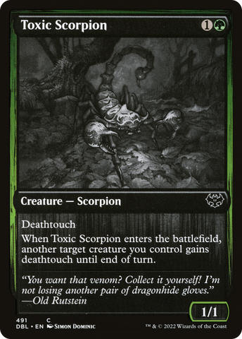 Toxic Scorpion [Innistrad: Double Feature]