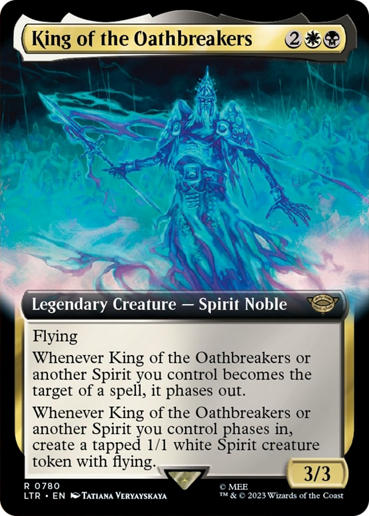 King of the Oathbreakers (Extended Art) (Surge Foil) [The Lord of the Rings: Tales of Middle-Earth]