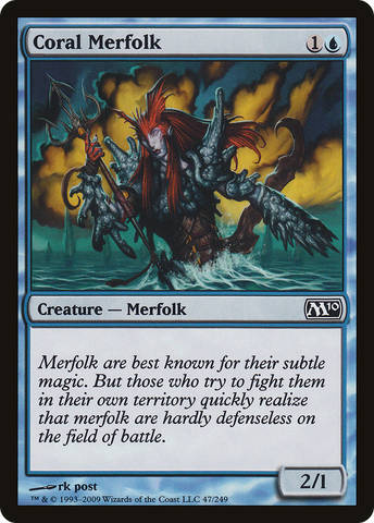 Coral Merfolk [Magic 2010]