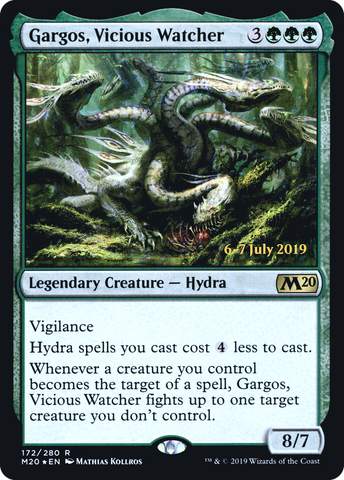 Gargos, Vicious Watcher  [Core Set 2020 Prerelease Promos]