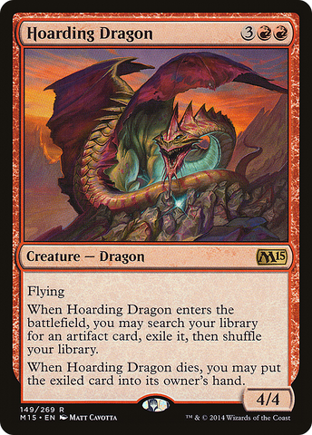 Hoarding Dragon [Magic 2015]