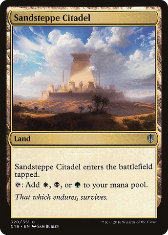 Sandsteppe Citadel [Commander 2016]