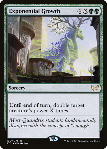 Exponential Growth (Promo Pack) [Strixhaven: School of Mages Promos]