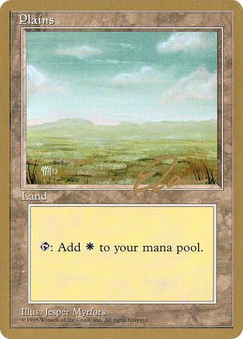 Plains (et366) (Eric Tam) [Pro Tour Collector Set]