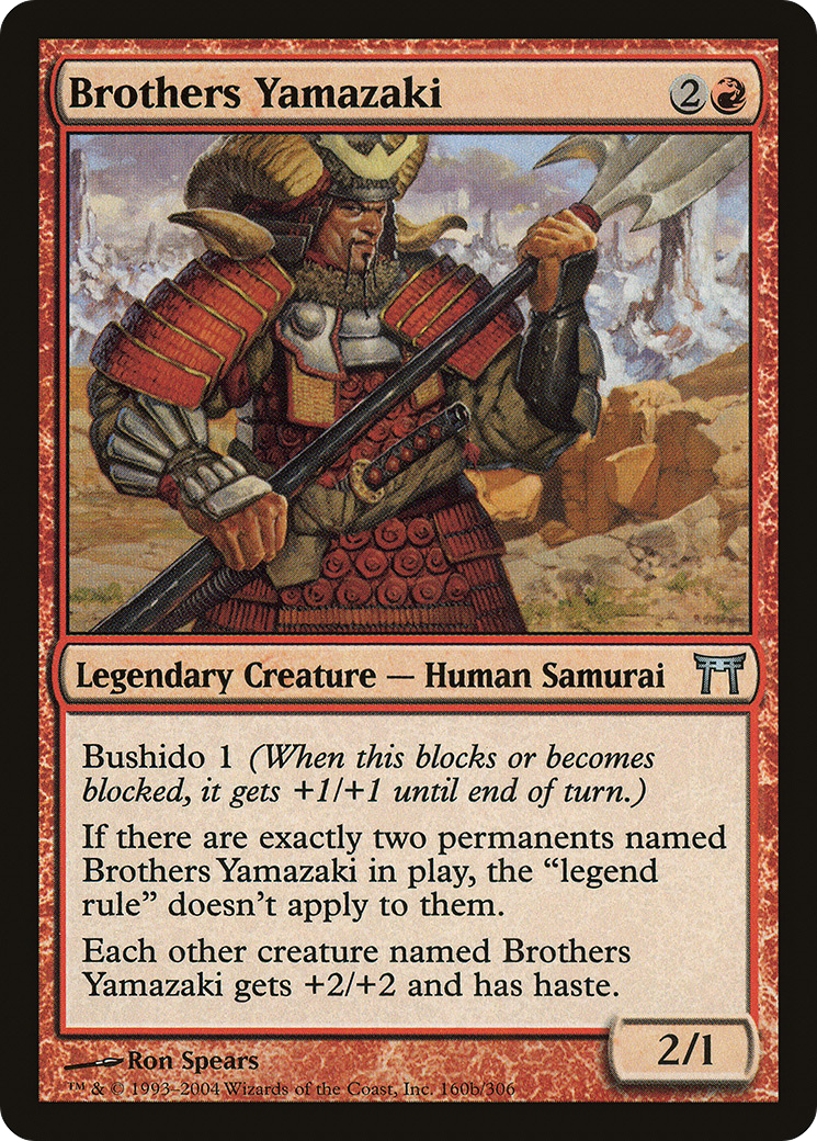 Brothers Yamazaki (160b/306) [Champions of Kamigawa]