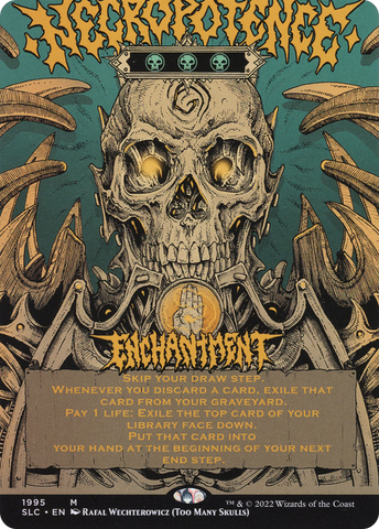 Necropotence (Borderless Alternate Art) [Secret Lair 30th Anniversary Countdown Kit]