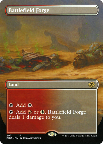 Battlefield Forge (Borderless Alternate Art) [The Brothers' War]