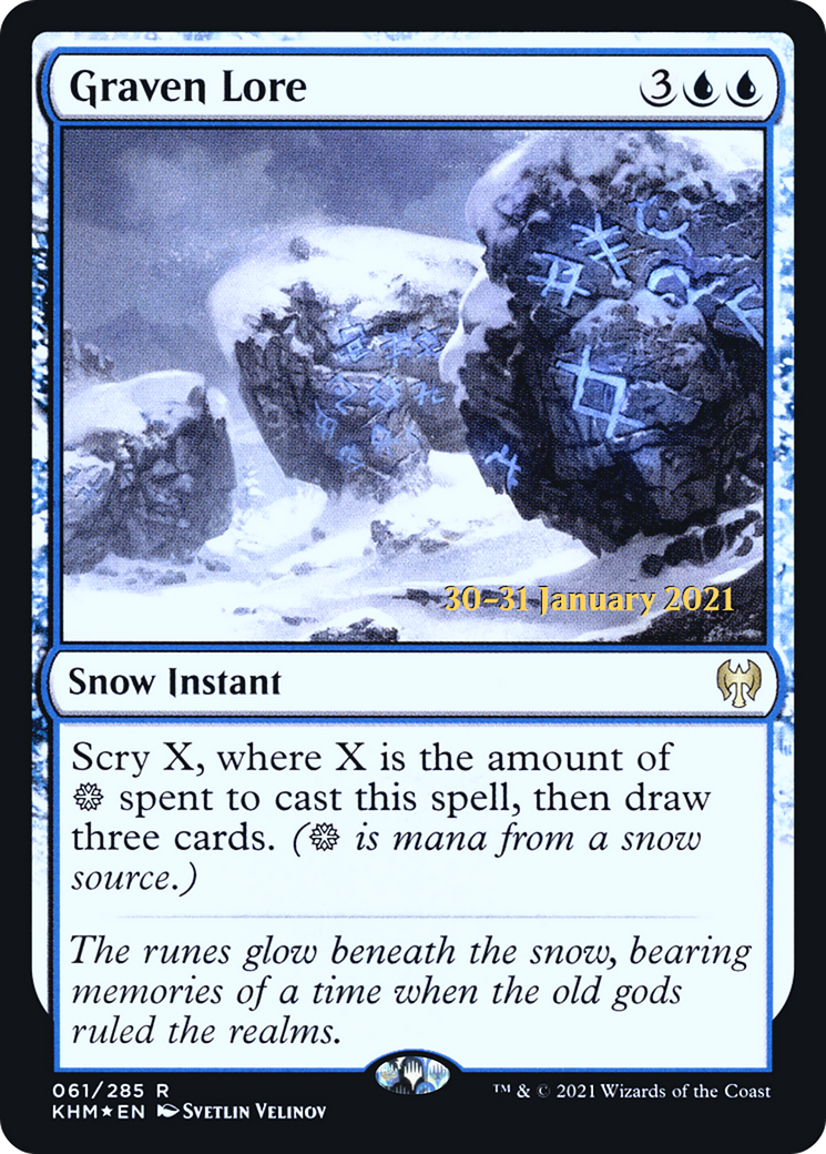 Graven Lore   [Kaldheim Prerelease Promos]