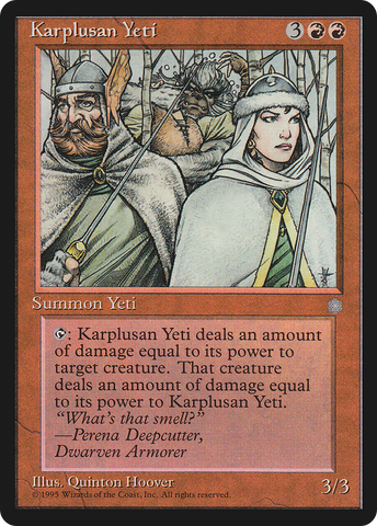 Karplusan Yeti [Ice Age]