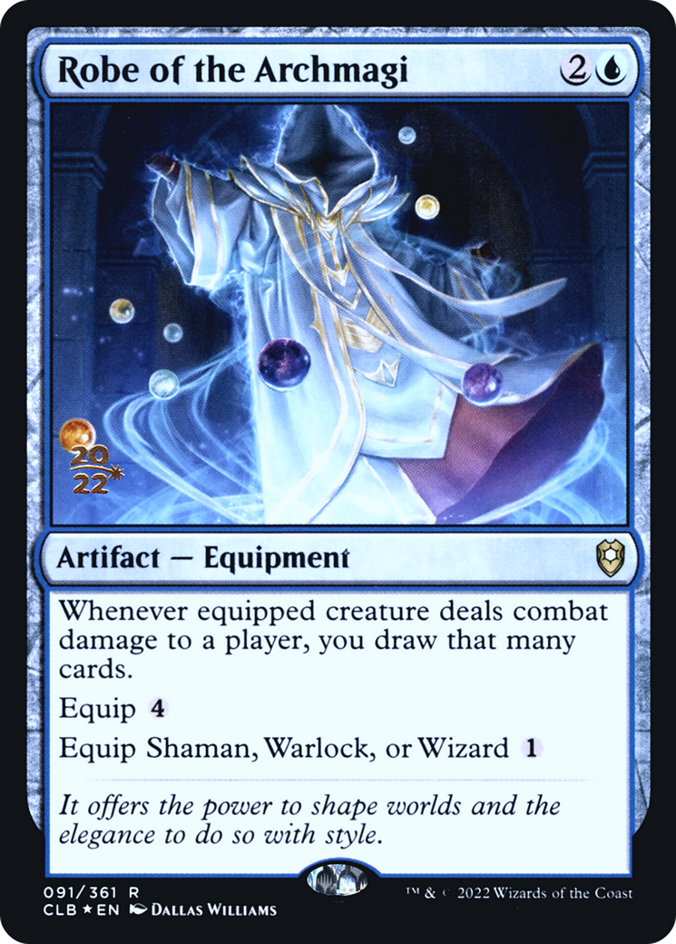 Robe of the Archmagi [Commander Legends: Battle for Baldur's Gate Prerelease Promos]