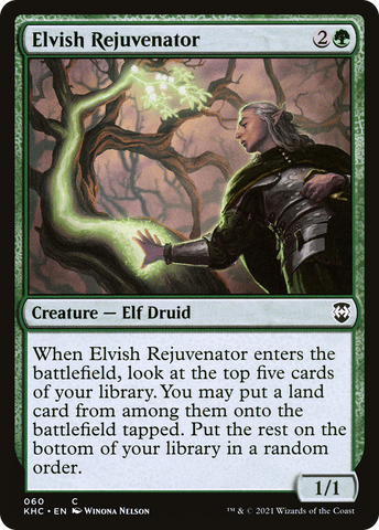 Elvish Rejuvenator [Kaldheim Commander]