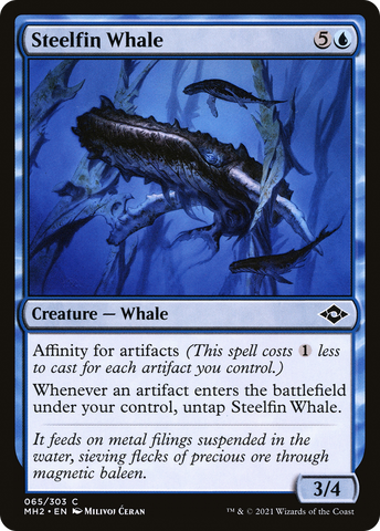 Steelfin Whale [Modern Horizons 2]