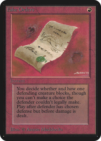False Orders [Limited Edition Alpha]