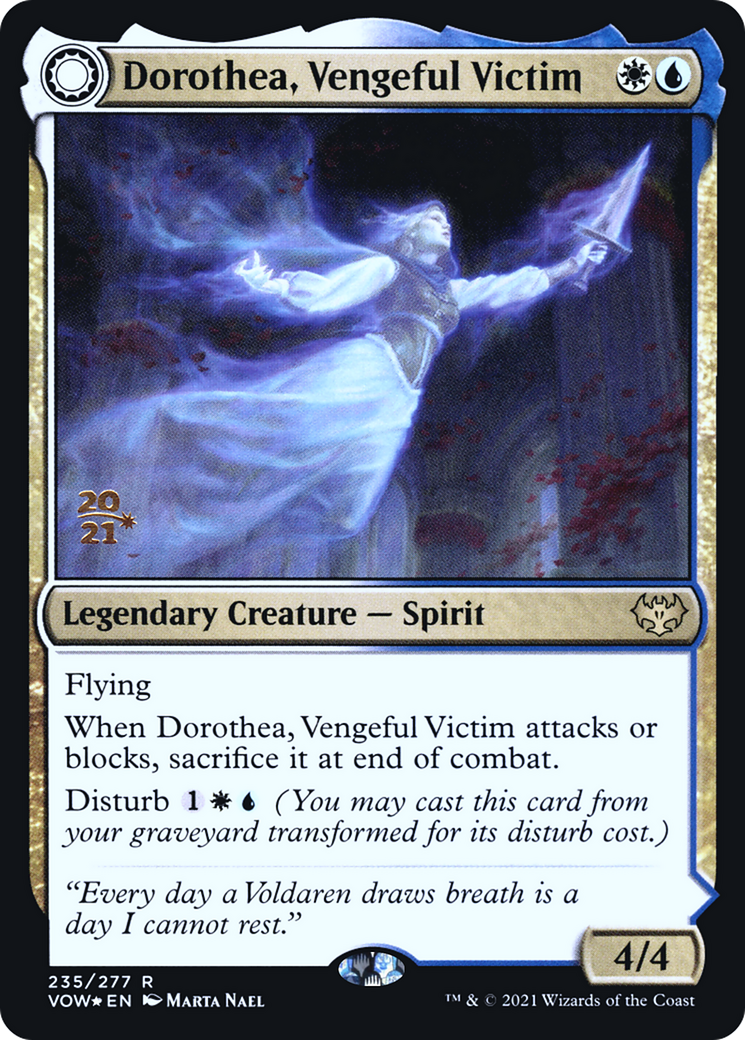 Dorothea, Vengeful Victim // Dorothea's Retribution [Innistrad: Crimson Vow Prerelease Promos]
