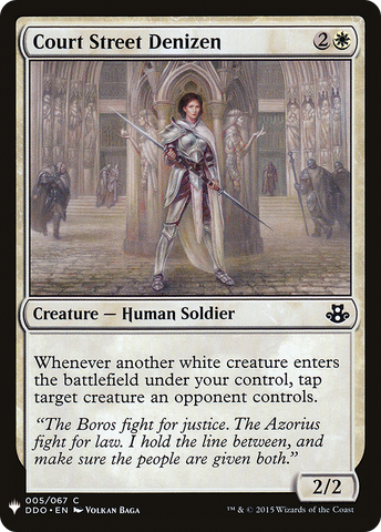Court Street Denizen [Mystery Booster]