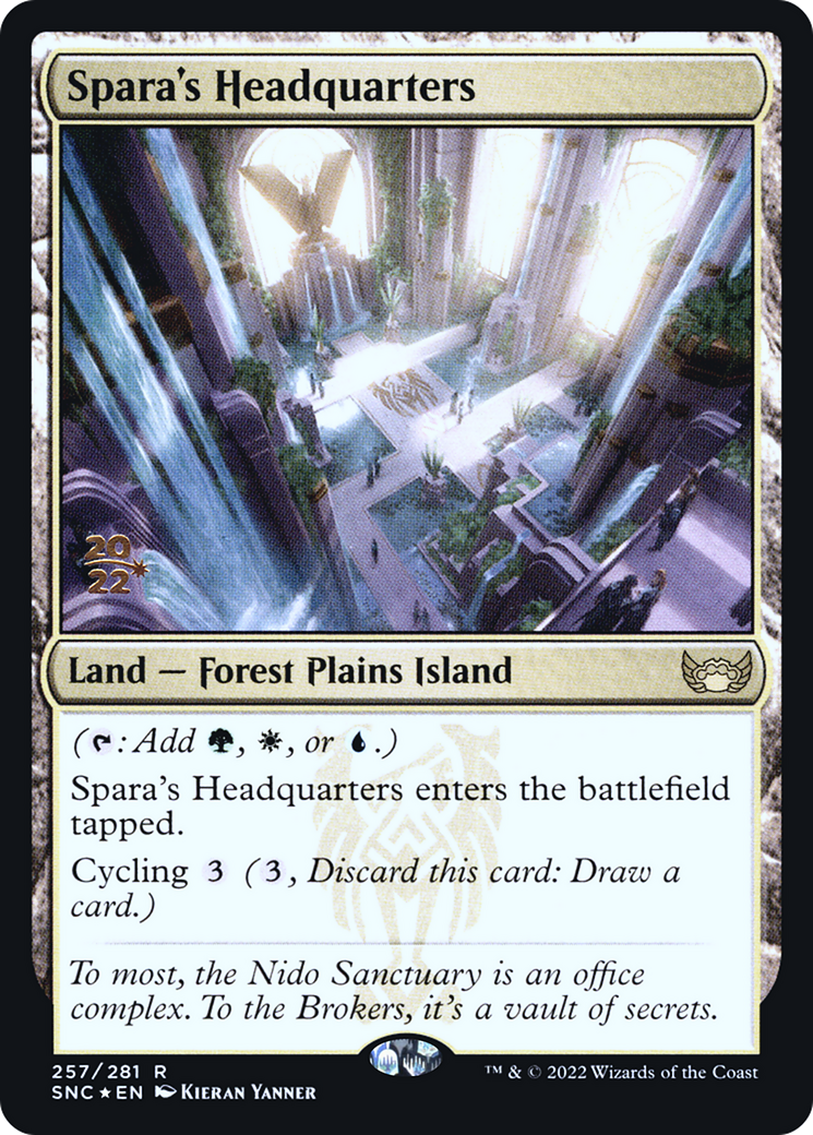 Spara's Headquarters [Streets of New Capenna Prerelease Promos]
