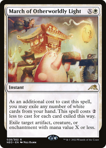 March of Otherworldly Light (Promo Pack) [Kamigawa: Neon Dynasty Promos]