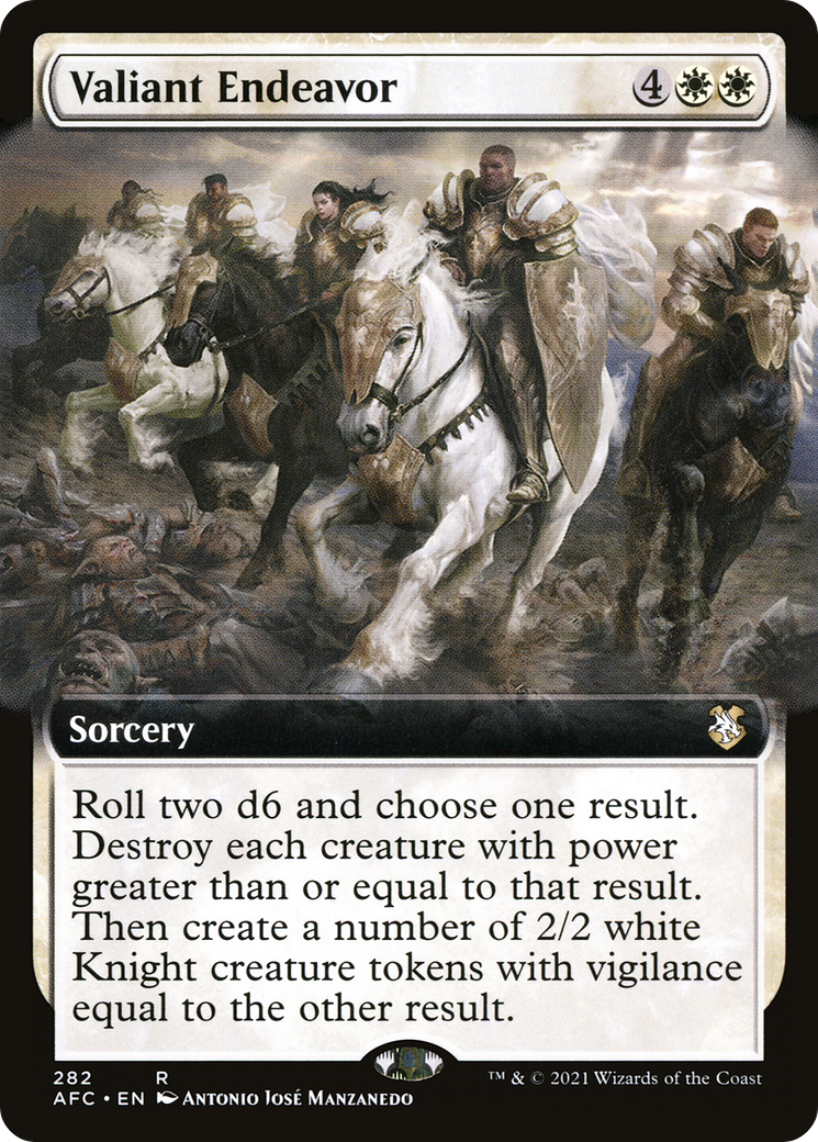 Valiant Endeavor (Extended) [Dungeons & Dragons: Adventures in the Forgotten Realms Commander]