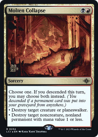 Molten Collapse [The Lost Caverns of Ixalan Prerelease Cards]